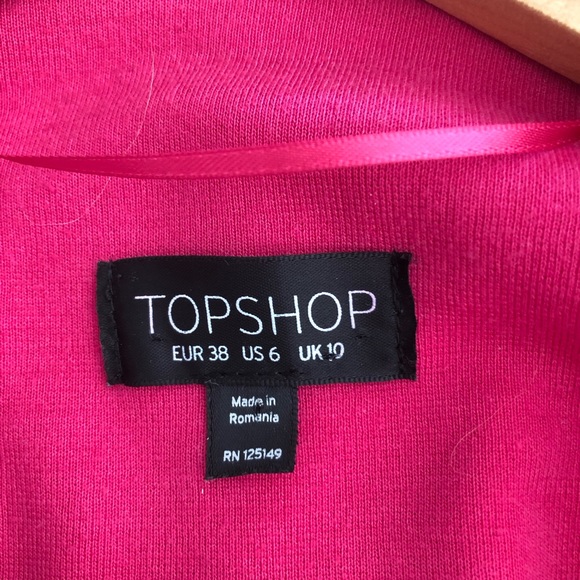 Hot Pink Top Shop Jacket - Picture 3 of 3